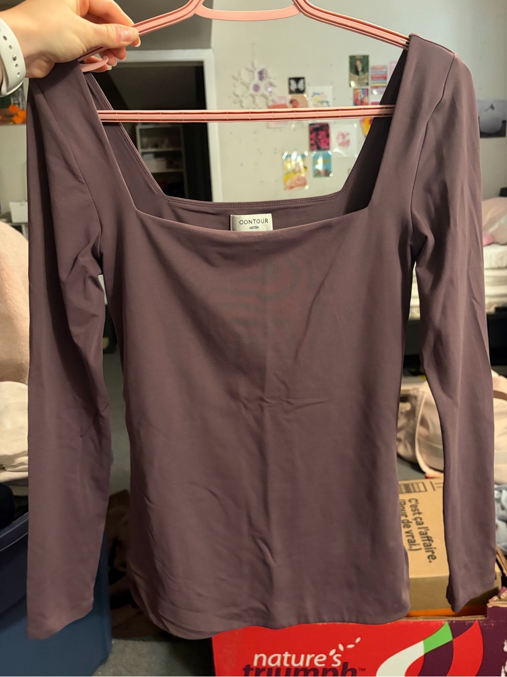 Aritzia Babaton Contour Square neck Long sleeve